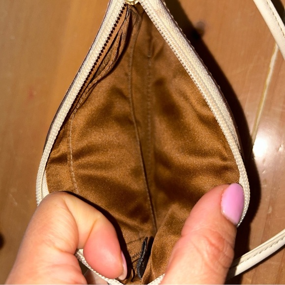 Coach White and Brown Wristlet - Picture 5 of 5
